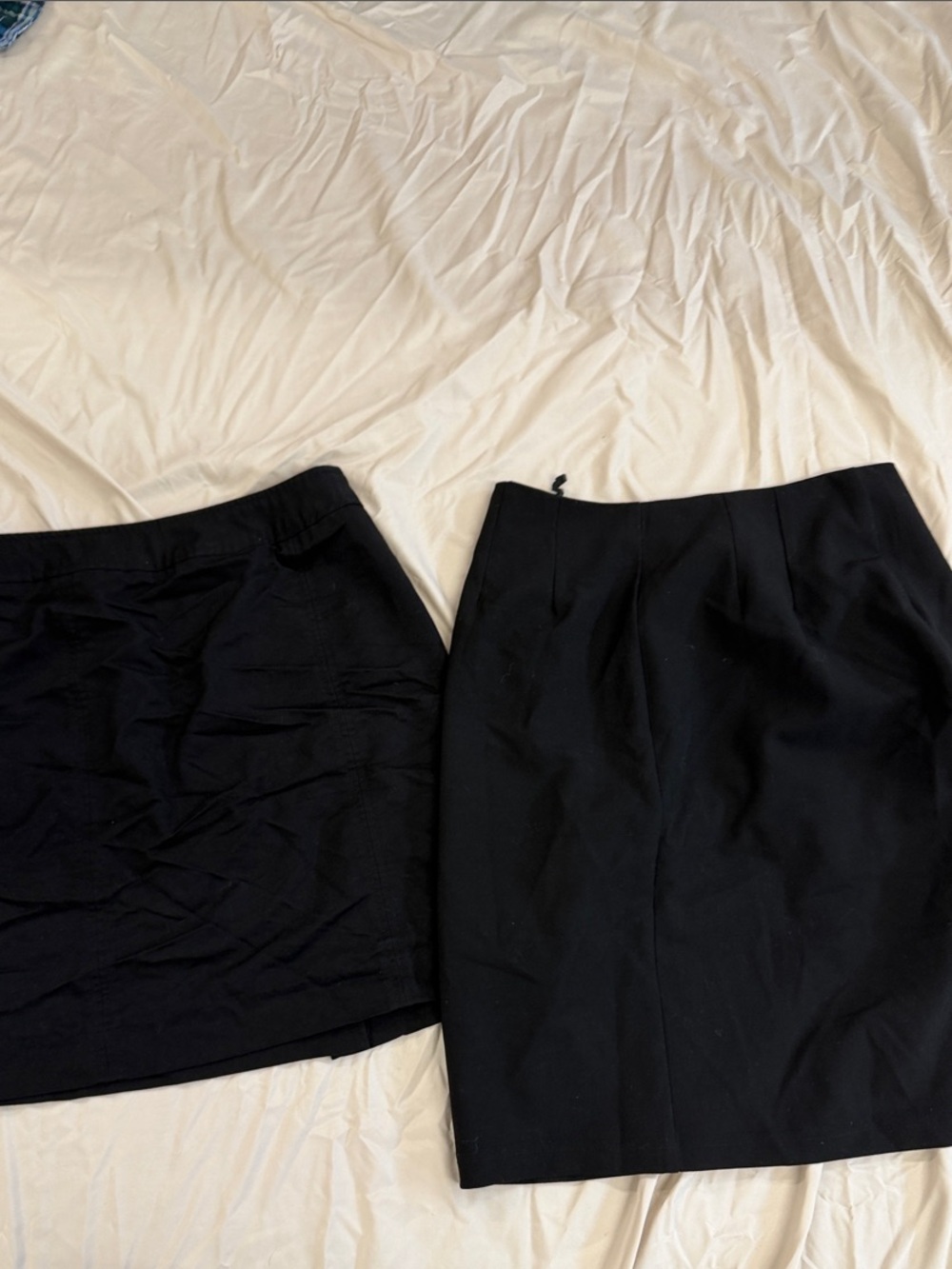 Chadwicks Black Mini Skirt - Classic Pencil Style